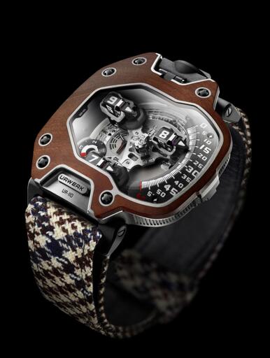 Urwerk men watch Replica UR-110 EASTWOOD RED EBONY